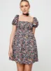 Let's Dance Mini Dress Black Floral sold by Princess Polly