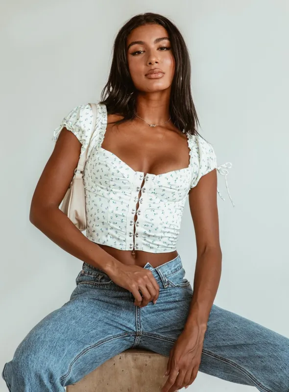 Allyson Top Floral sold by Princess Polly