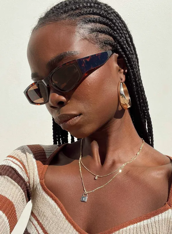 Bamford Sunglasses Brown sold by Princess Polly