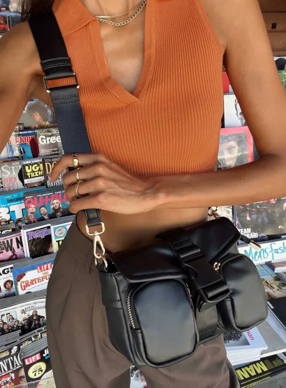 Carrie Jane Crossbody Bag Black sold by Princess Polly