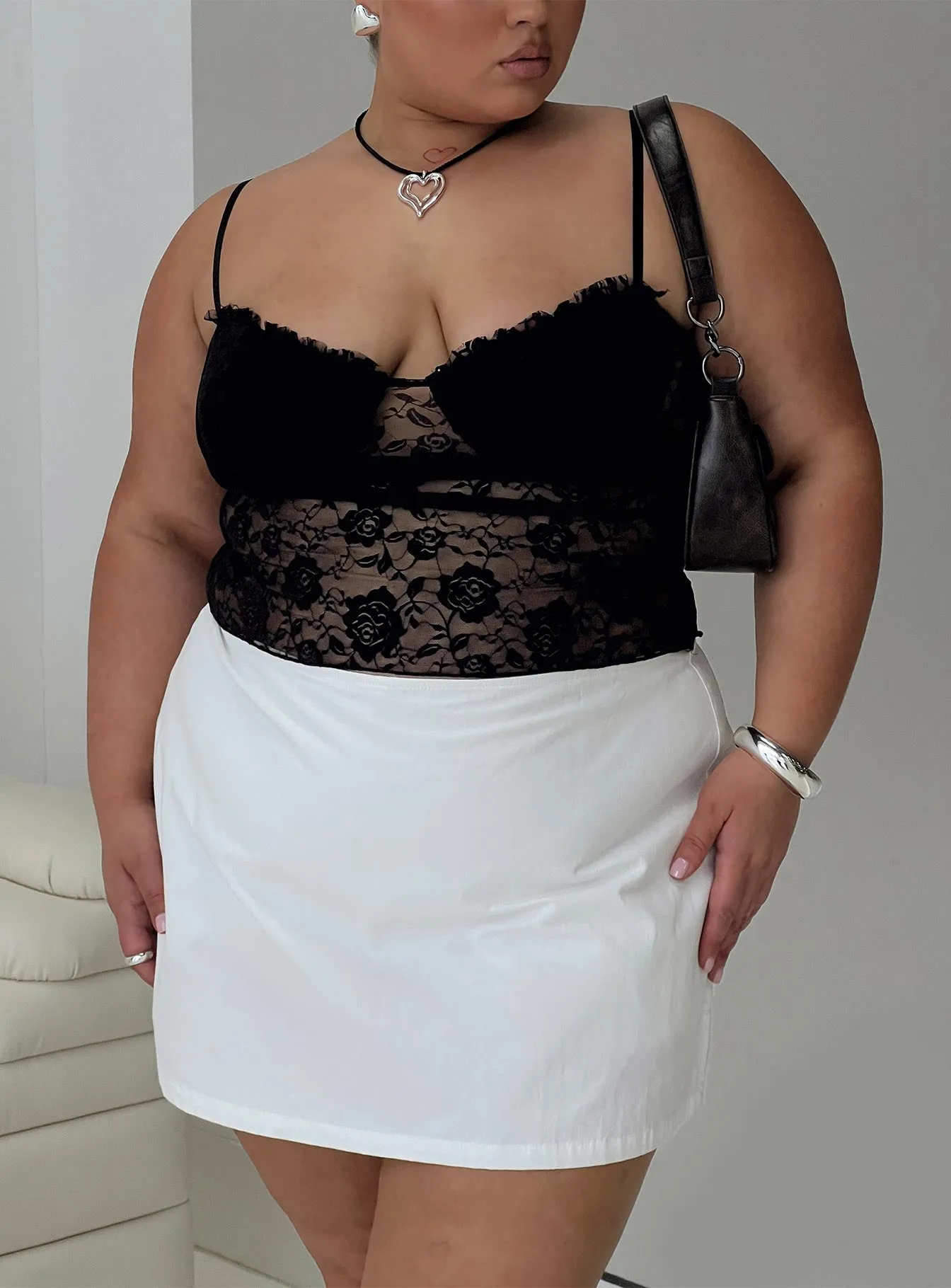 Kerr Lace Top Black Curve sold by Princess Polly