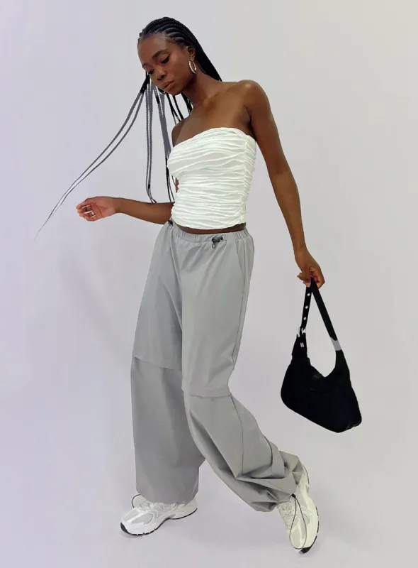 Amaris Long Sleeve Mini Dress Beige sold by Princess Polly