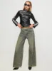 Lowgan Faux Leather Jacket Black sold by Princess Polly