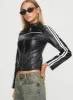 Lowgan Faux Leather Jacket Black sold by Princess Polly