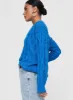 Stiles Cable Knit Sweater Blue sold by Princess Polly