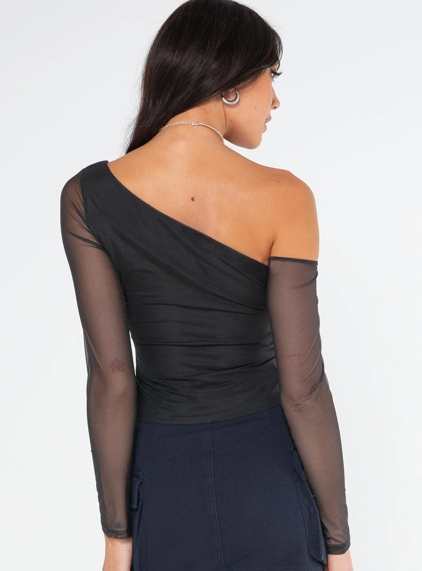 Manesh Long Sleeve Top Black sold by Princess Polly product image thumbnail 5