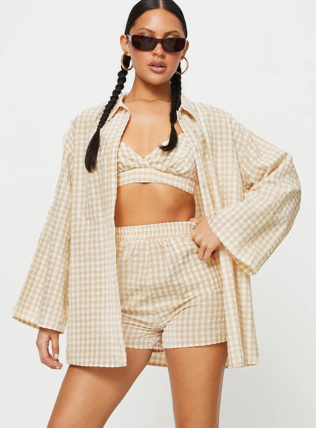 Lillia Set Beige / White sold by Princess Polly product image thumbnail 2