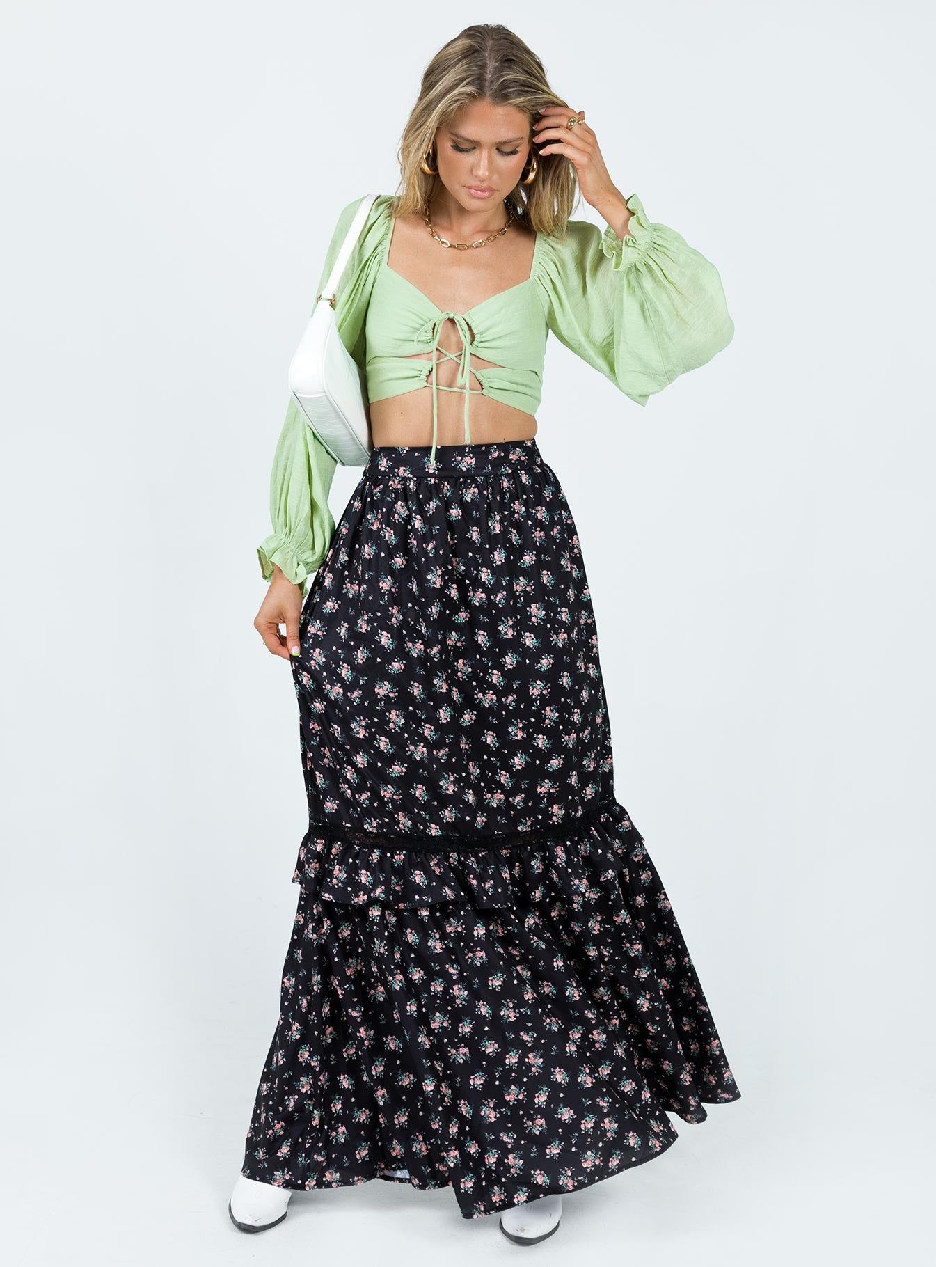 Fowler Maxi Skirt Black sold by Princess Polly product image thumbnail 3