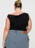 Karre Off The Shoulder Top Black Curve sold by Princess Polly