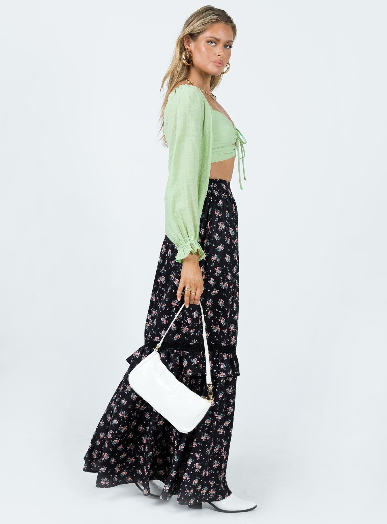 Fowler Maxi Skirt Black sold by Princess Polly product image thumbnail 4