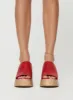 Jessica Mule Heels Red sold by Princess Polly