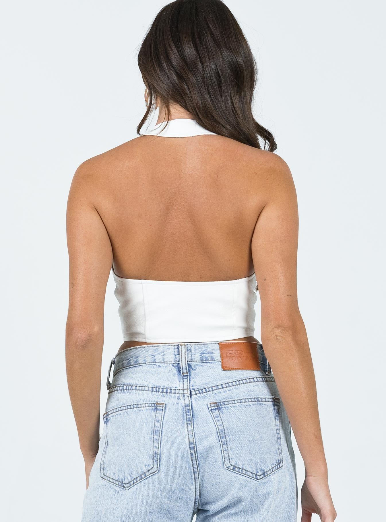 Palladia PU Jordy Corset White sold by Princess Polly product image thumbnail 5