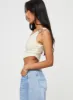 Toomba One Shoulder Top Cream sold by Princess Polly