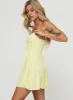 Tassos Mini Dress Lemon sold by Princess Polly