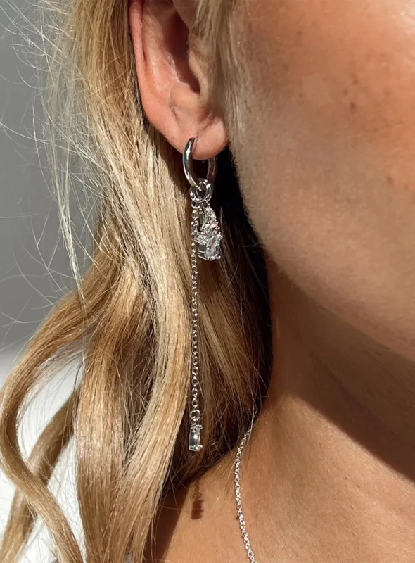 Anada Earrings Silver sold by Princess Polly