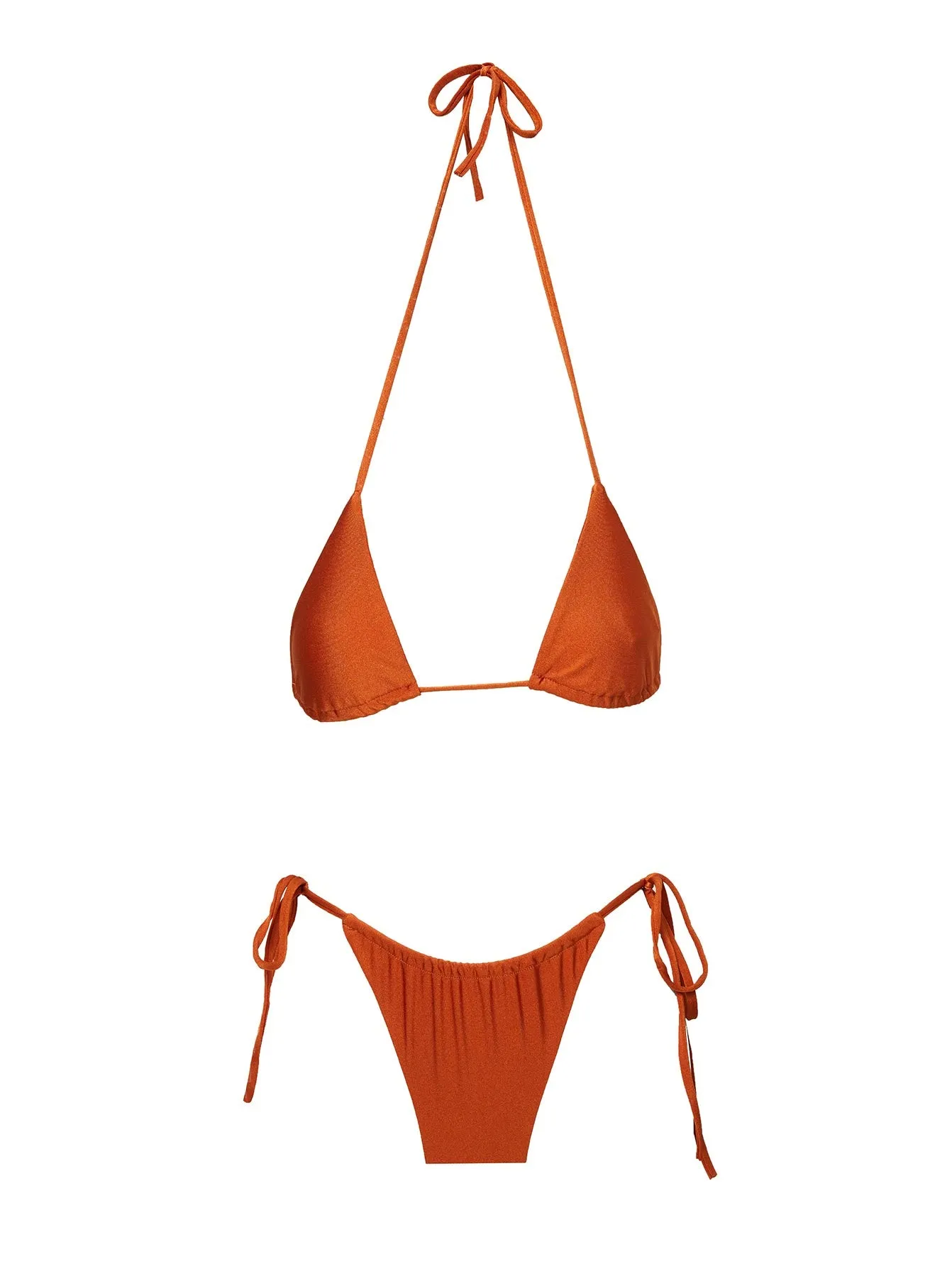 Teyana Triangle Bikini Top Rust sold by Princess Polly product image thumbnail 5