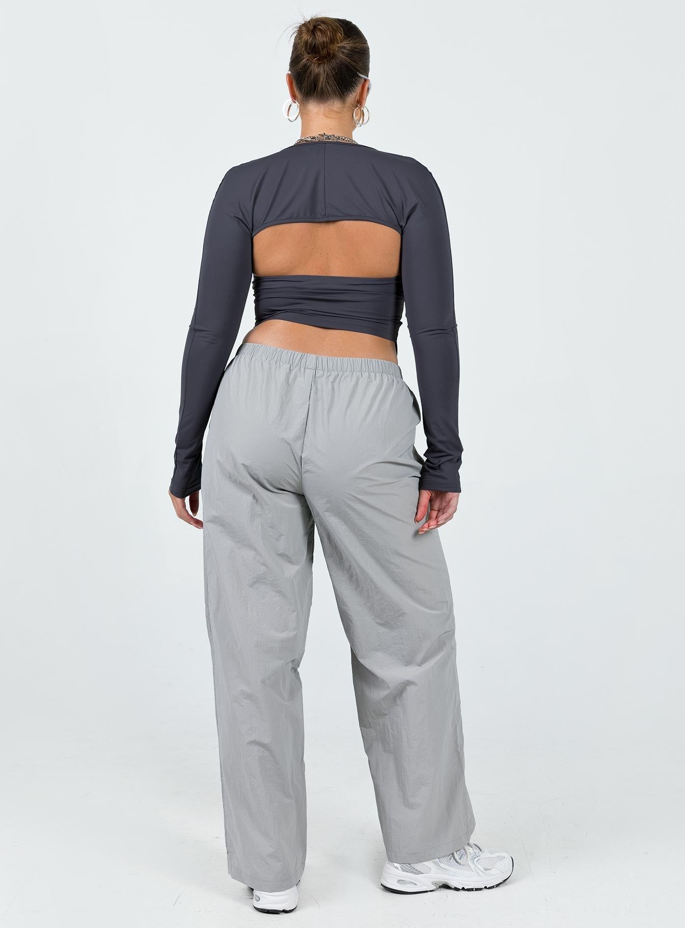 Kosta Parachute Pants Grey sold by Princess Polly product image thumbnail 4