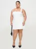 Bombshell Mini Dress White Curve sold by Princess Polly