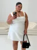 Bombshell Mini Dress White Curve sold by Princess Polly