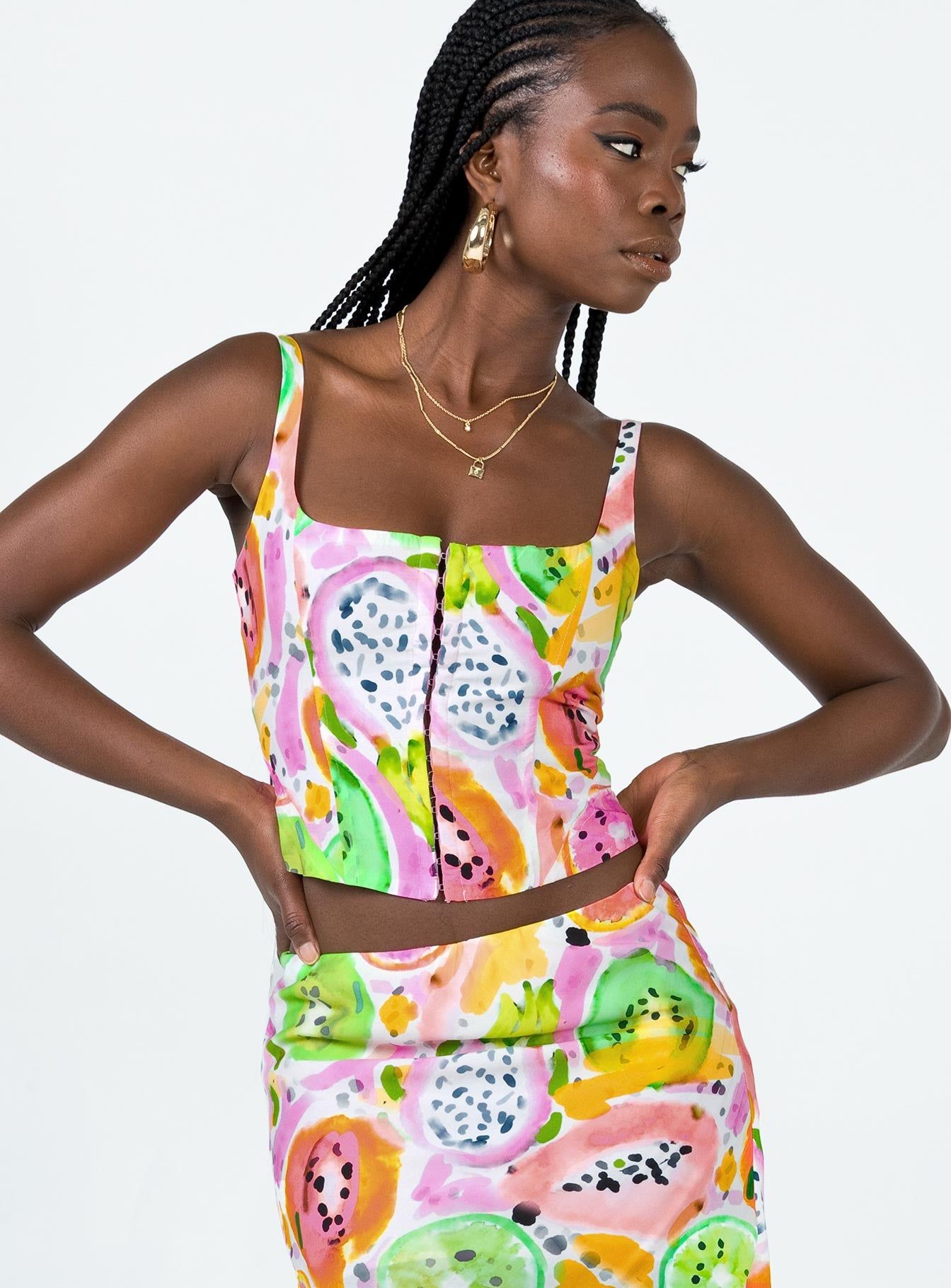 Pinacolada Corset Multi sold by Princess Polly product image thumbnail 2