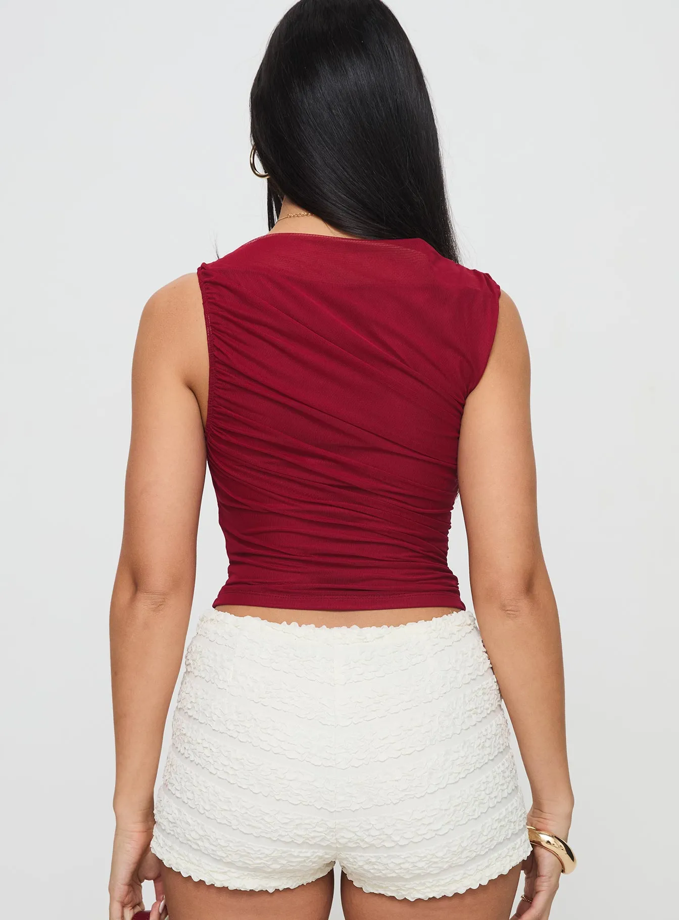Hasso Top Burgundy sold by Princess Polly product image thumbnail 5