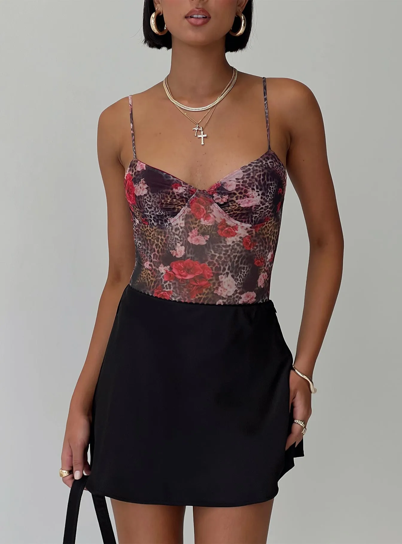 Dahna Bodysuit Multi sold by Princess Polly