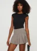 Cartwright Cord Mini Skirt Grey sold by Princess Polly