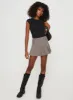 Cartwright Cord Mini Skirt Grey sold by Princess Polly