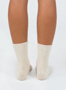 Razan Socks Beige sold by Princess Polly