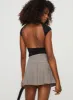 Cartwright Cord Mini Skirt Grey sold by Princess Polly