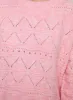 Pierce Pointelle Sweater Blush sold by Princess Polly