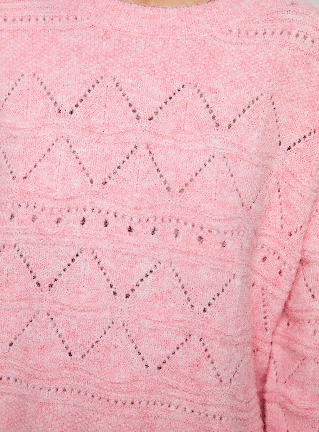 Pierce Pointelle Sweater Blush sold by Princess Polly product image thumbnail 5