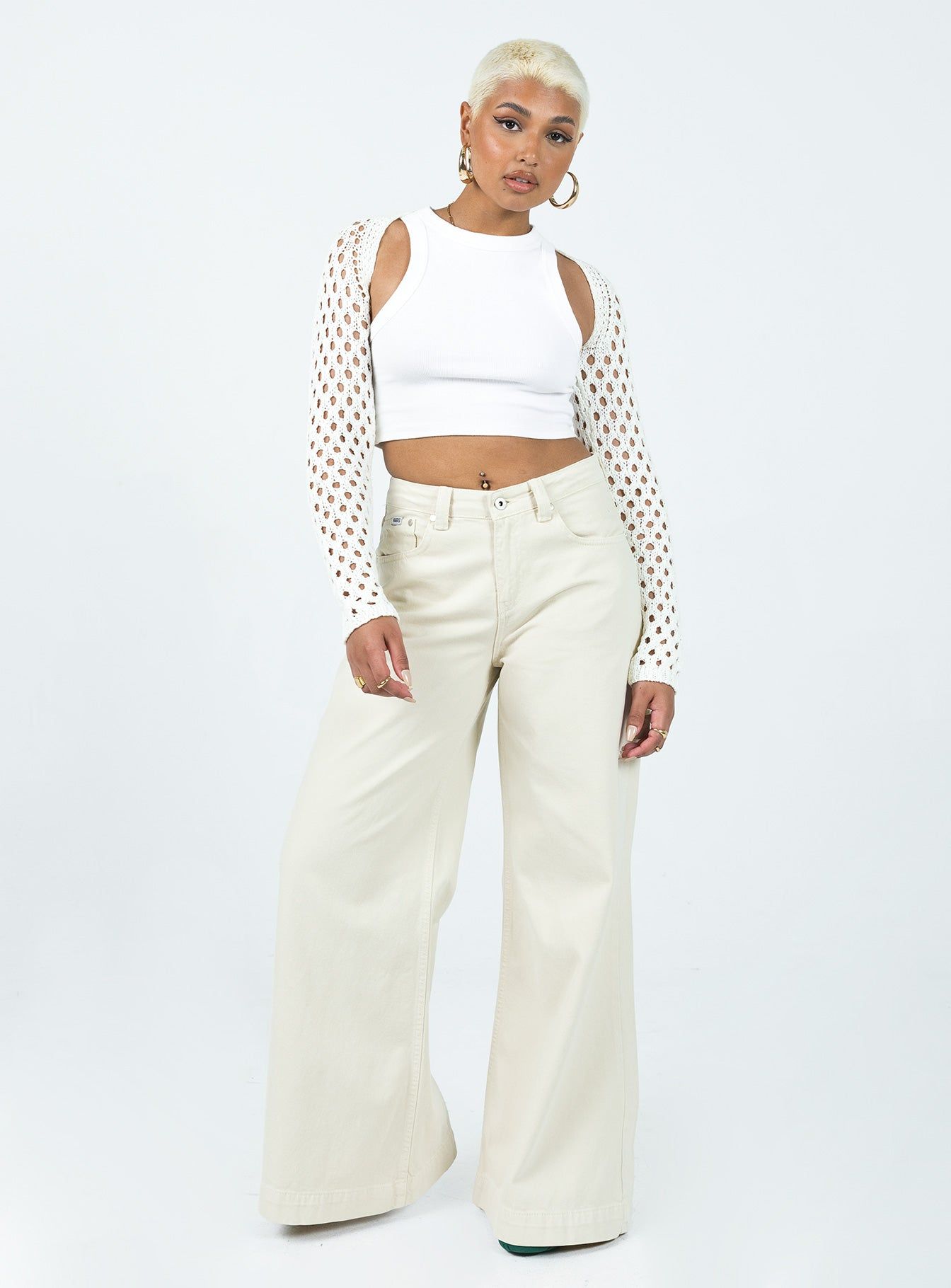 The Ragged Priest Stone Sweeper Jean sold by Princess Polly product image thumbnail 3