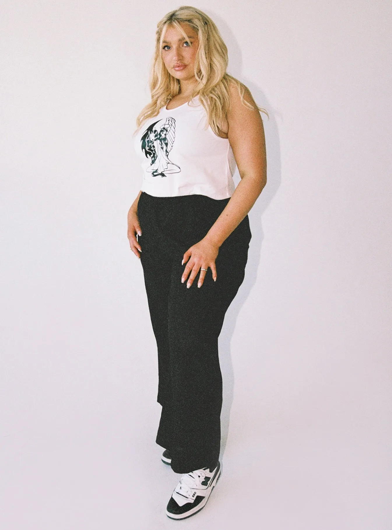 Louis Linen Blend Pants Black Curve sold by Princess Polly product image thumbnail 3