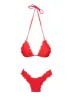 Kathrine High Cut Cheeky Bikini Bottom Red sold by Princess Polly