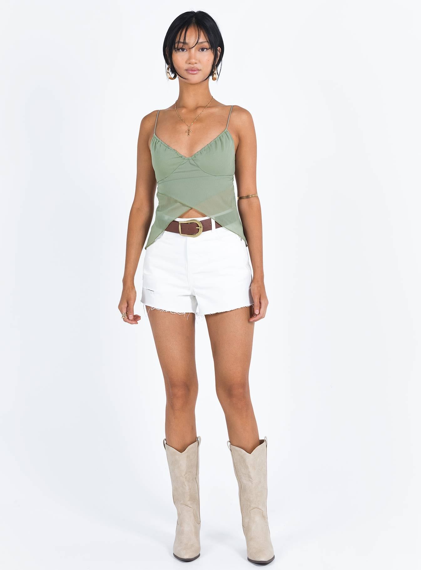 Regatta Top Green sold by Princess Polly product image thumbnail 3