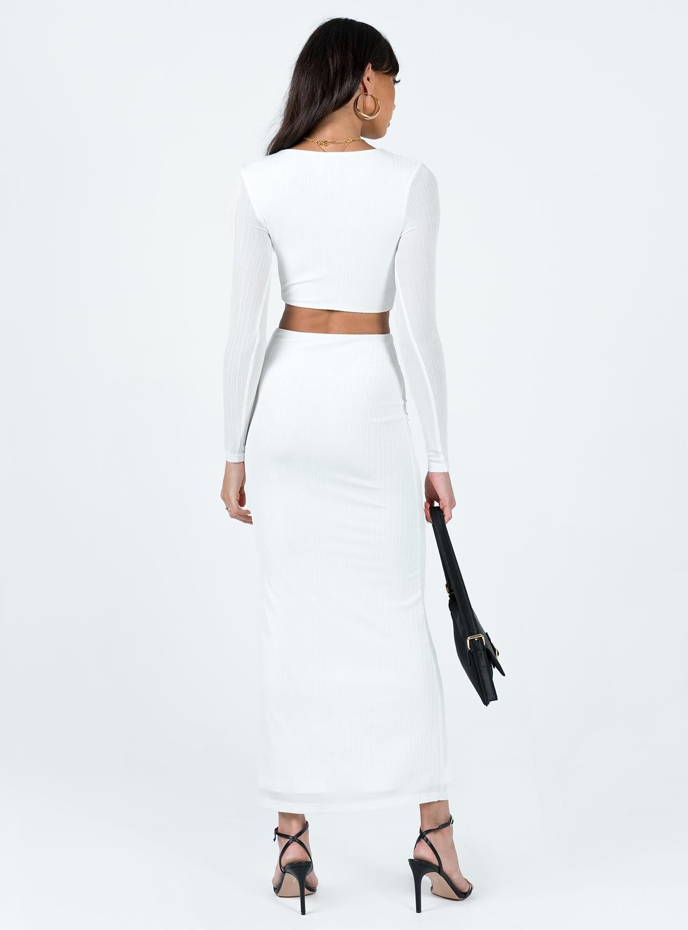 Everton Maxi Dress White sold by Princess Polly product image thumbnail 5