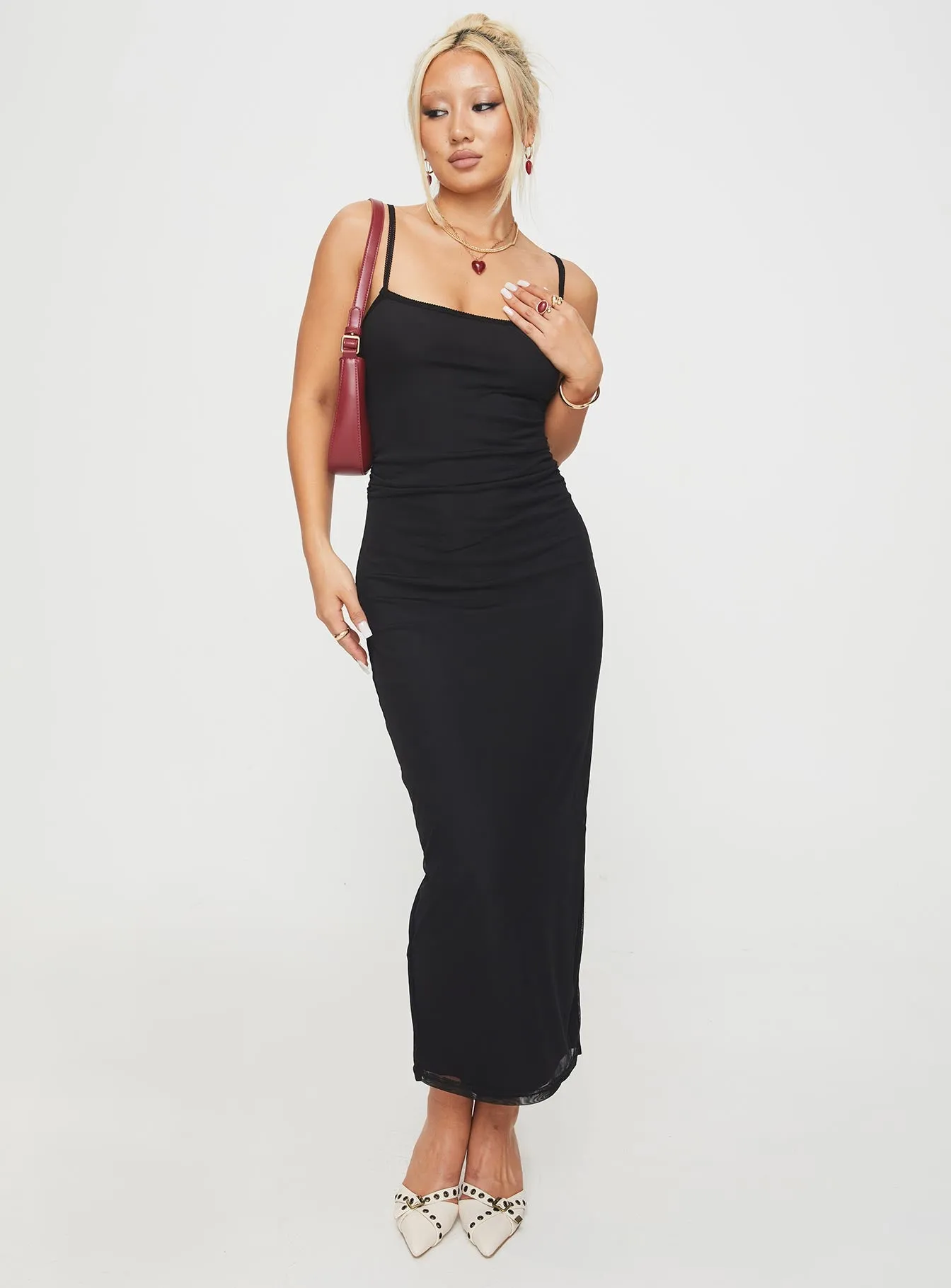 Apolline Maxi Dress Black sold by Princess Polly product image thumbnail 3