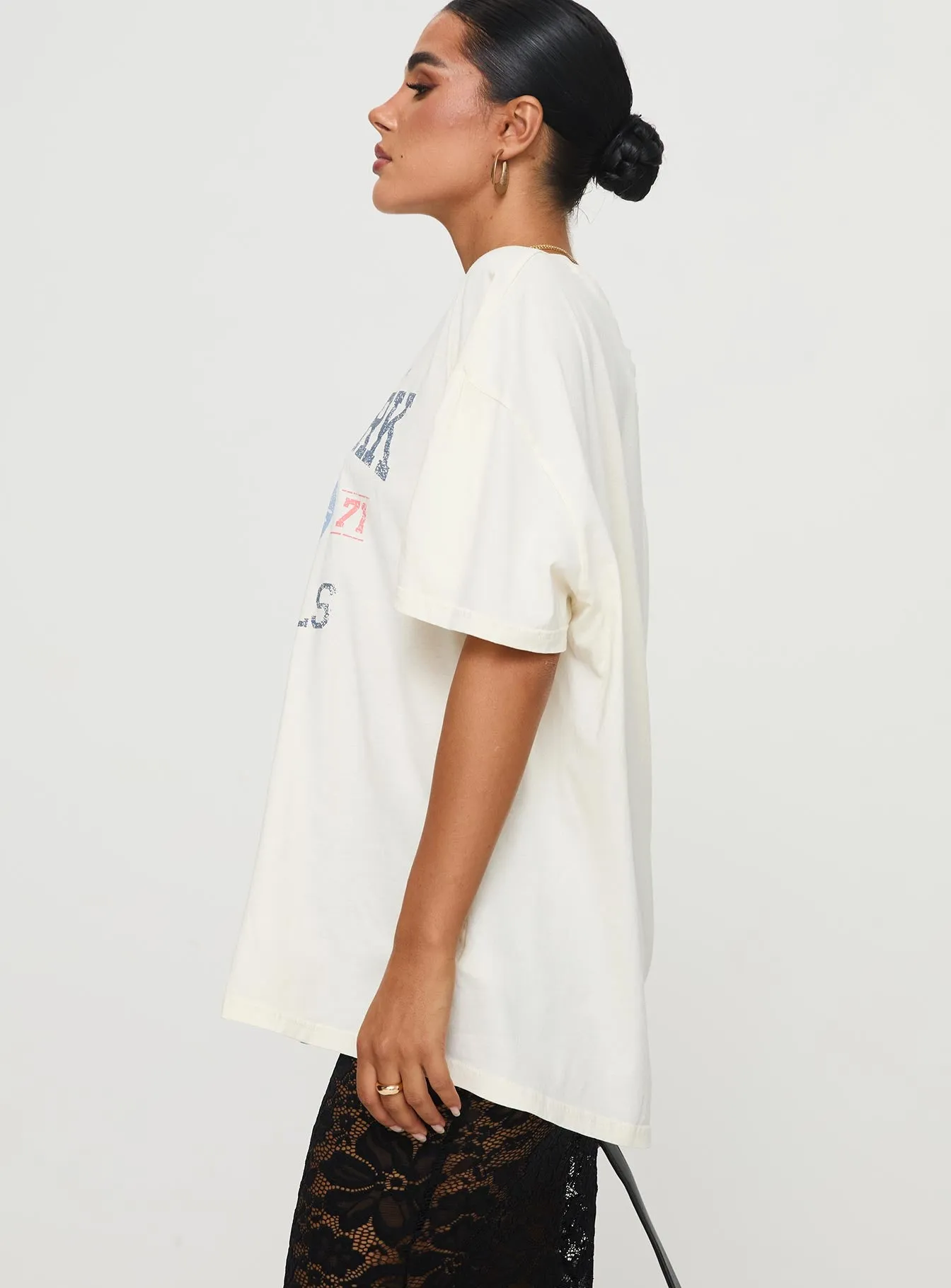 Road Race Nationals Tee White sold by Princess Polly product image thumbnail 4