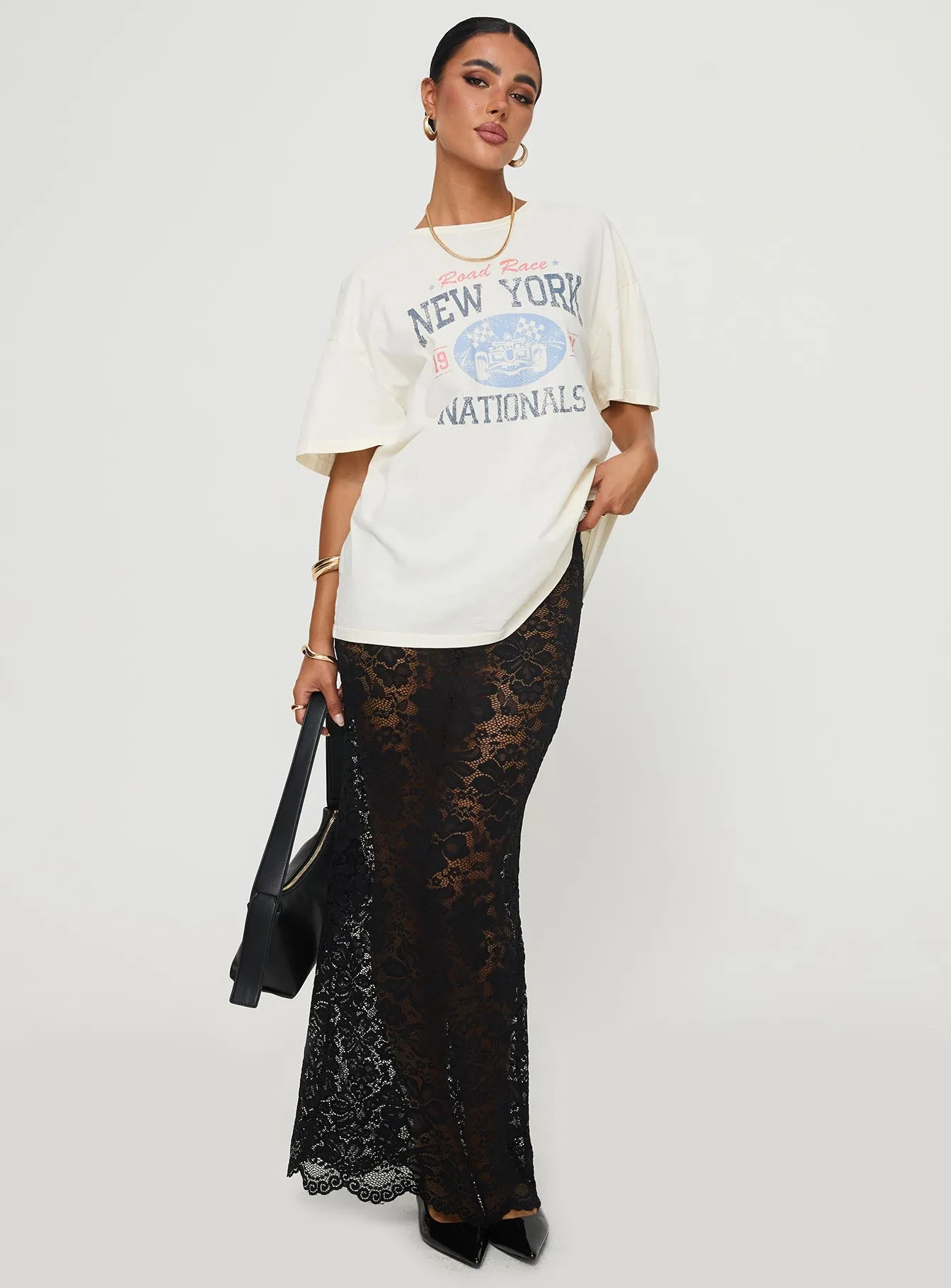 Road Race Nationals Tee White sold by Princess Polly product image thumbnail 3