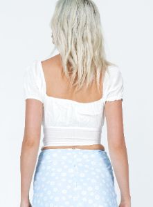 Fauci Top White sold by Princess Polly