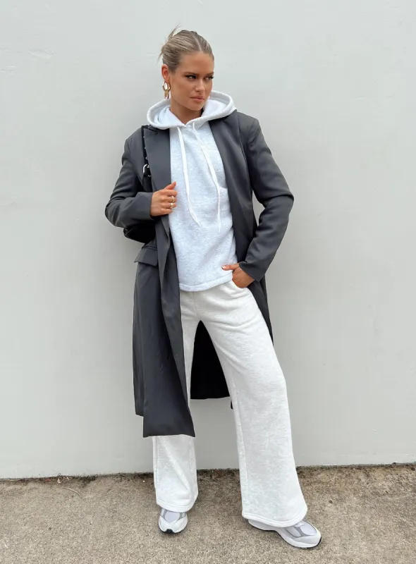 Archer Trench Coat Slate sold by Princess Polly