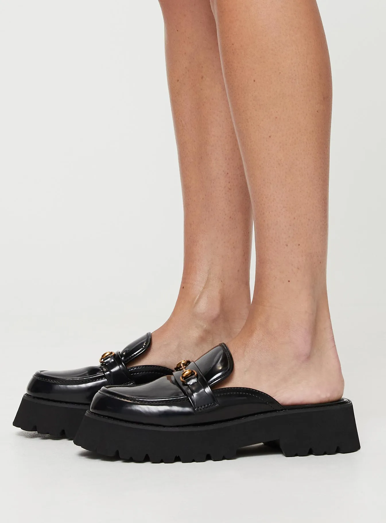 Lidia Mule Loafers Black sold by Princess Polly product image thumbnail 3