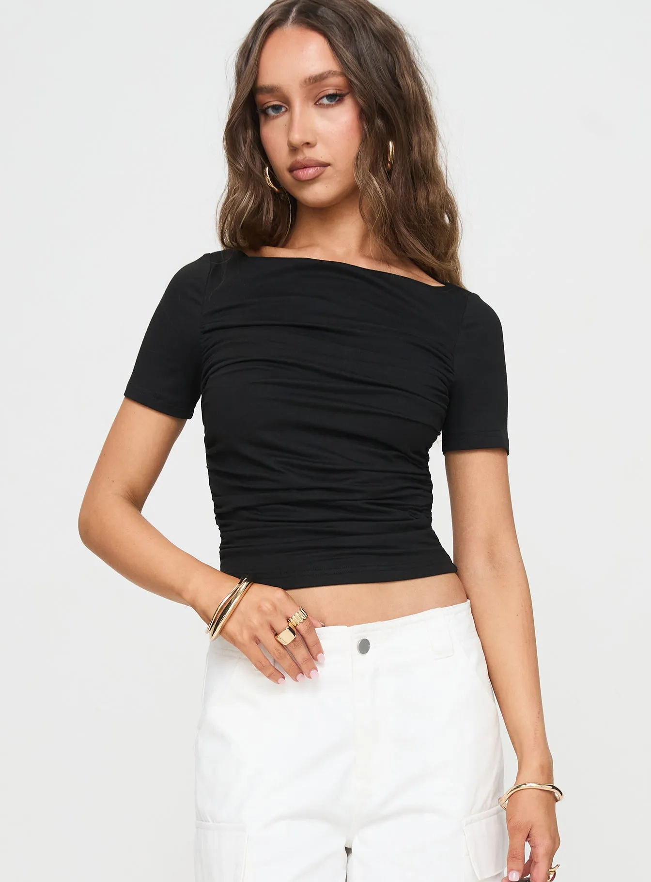 Peyson Top Black sold by Princess Polly product image thumbnail 2