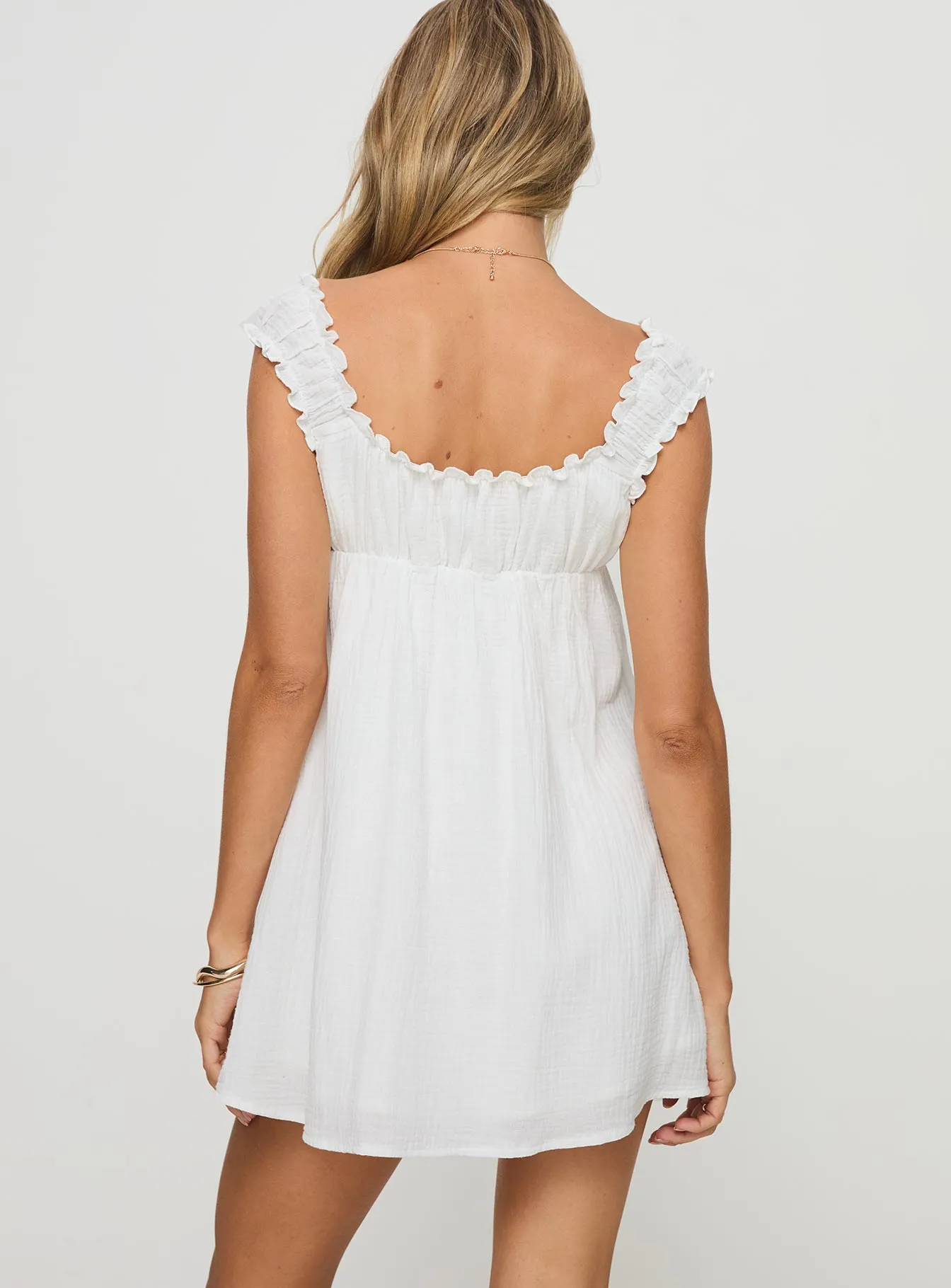 Wittek Mini Dress White sold by Princess Polly product image thumbnail 5