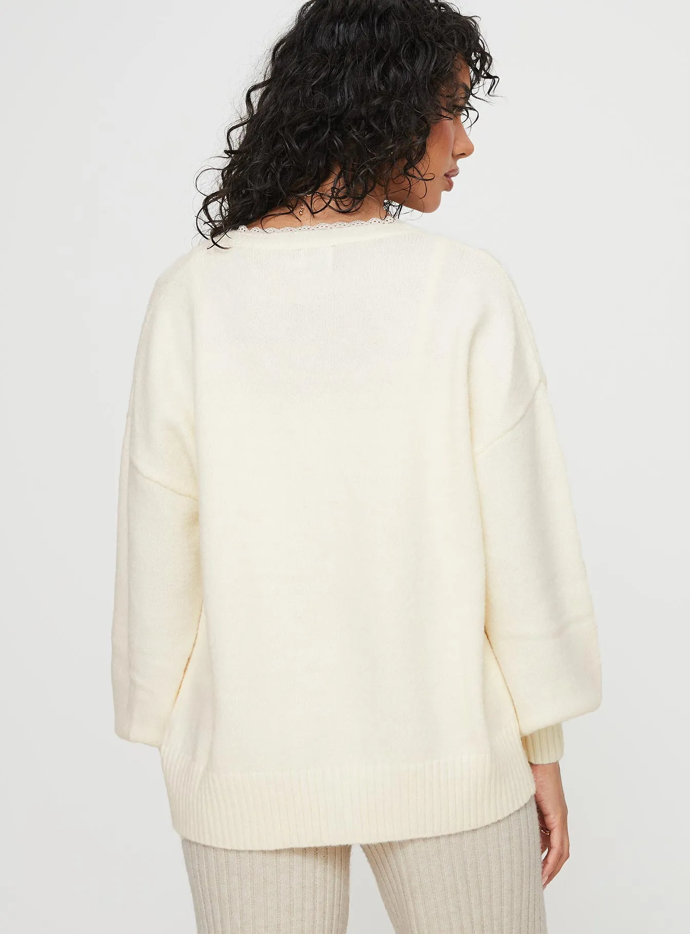 Oakleigh Cardigan Cream sold by Princess Polly product image thumbnail 5