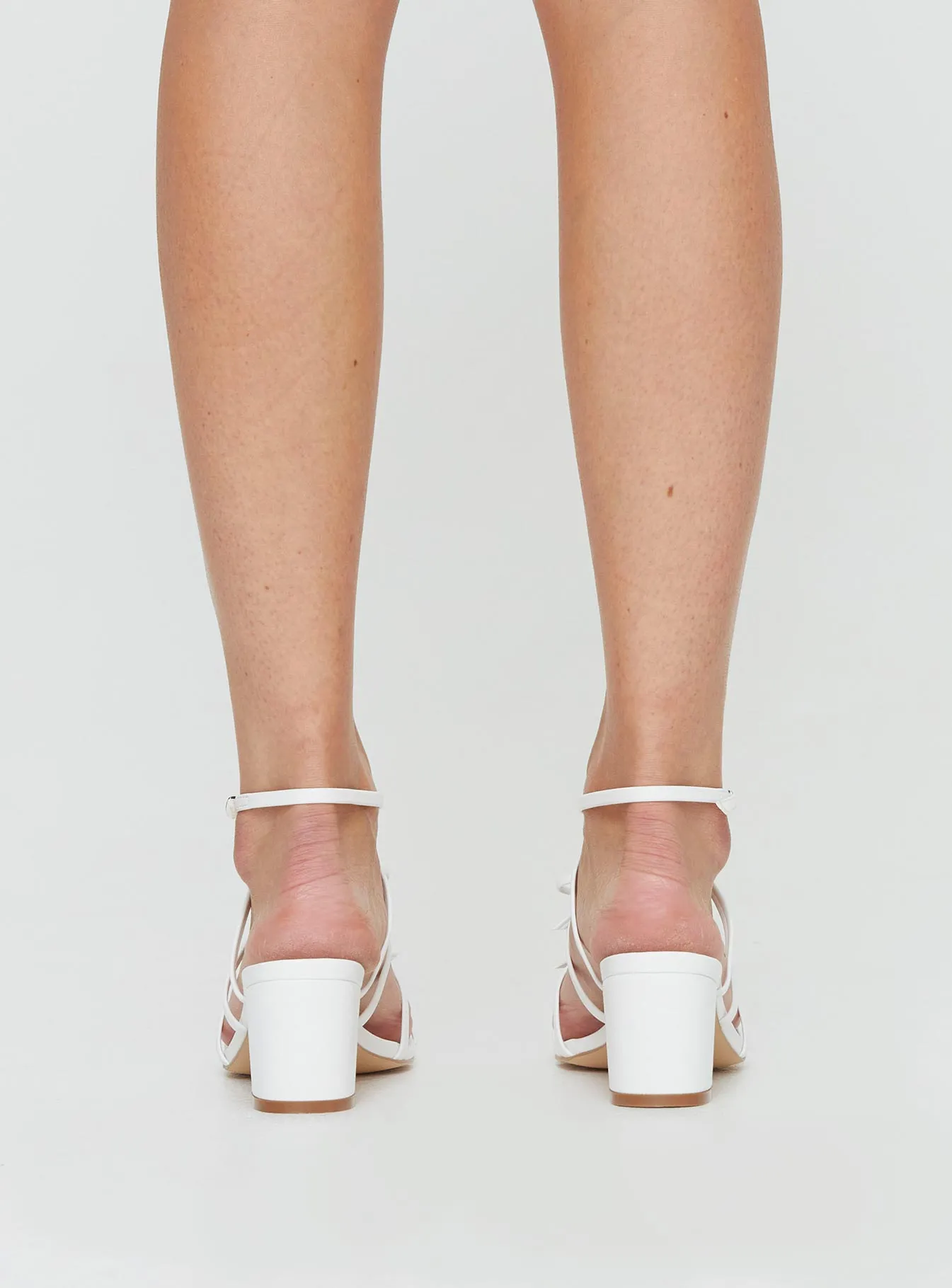 Donna Bow Heels White sold by Princess Polly product image thumbnail 4