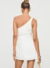 Mayzie One Shoulder Mini Dress White sold by Princess Polly