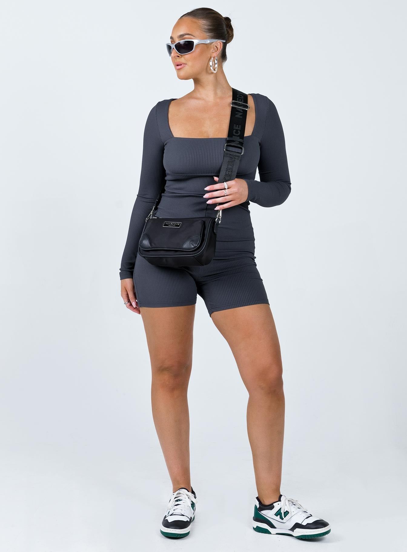 Sara Romper Grey sold by Princess Polly product image thumbnail 3