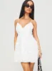Berry Nice Mini Dress White sold by Princess Polly